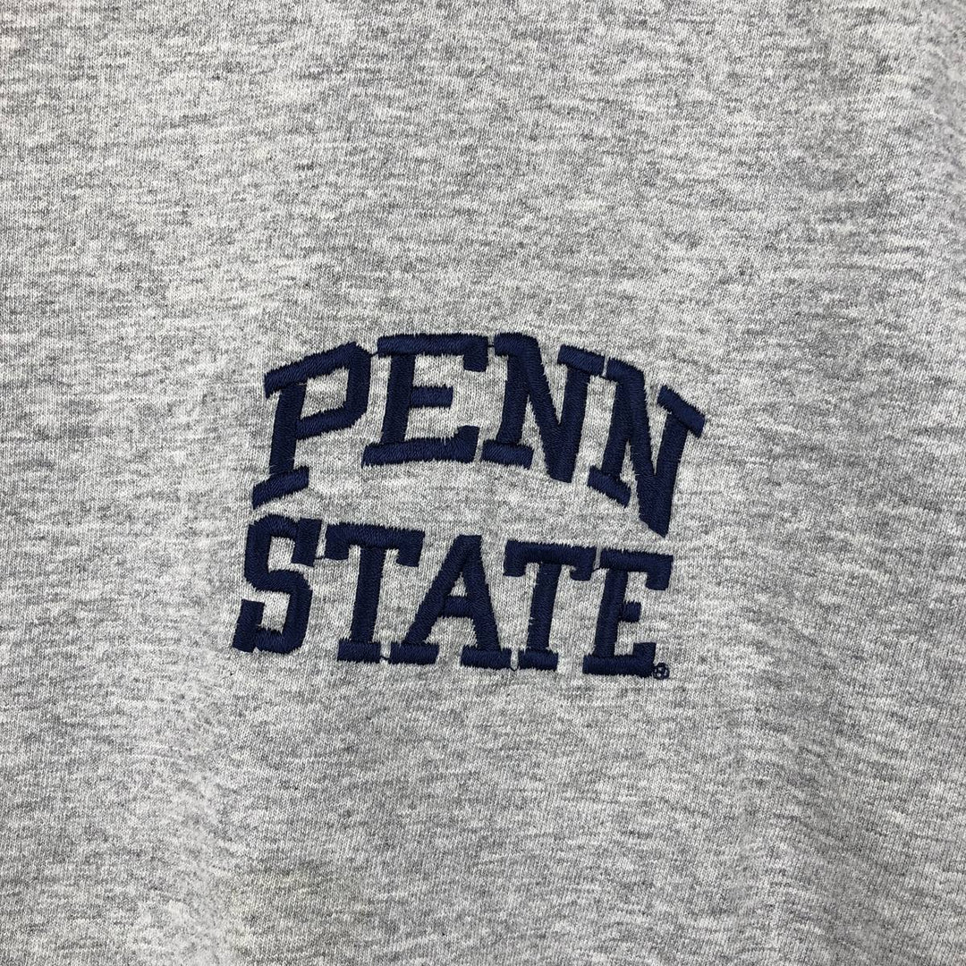 90'S Russell Penn State University College Long-Sleeve T-Shirt, Made in USA, Men's XL equivalent, Vintage cotton gray type Vintage Second Hand