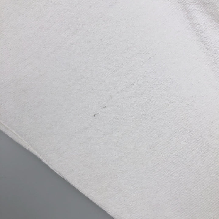 90'S Adidas Long Sleeve T-Shirt, Made in USA, Men's L Size, Vintage cotton white type Vintage Second Hand