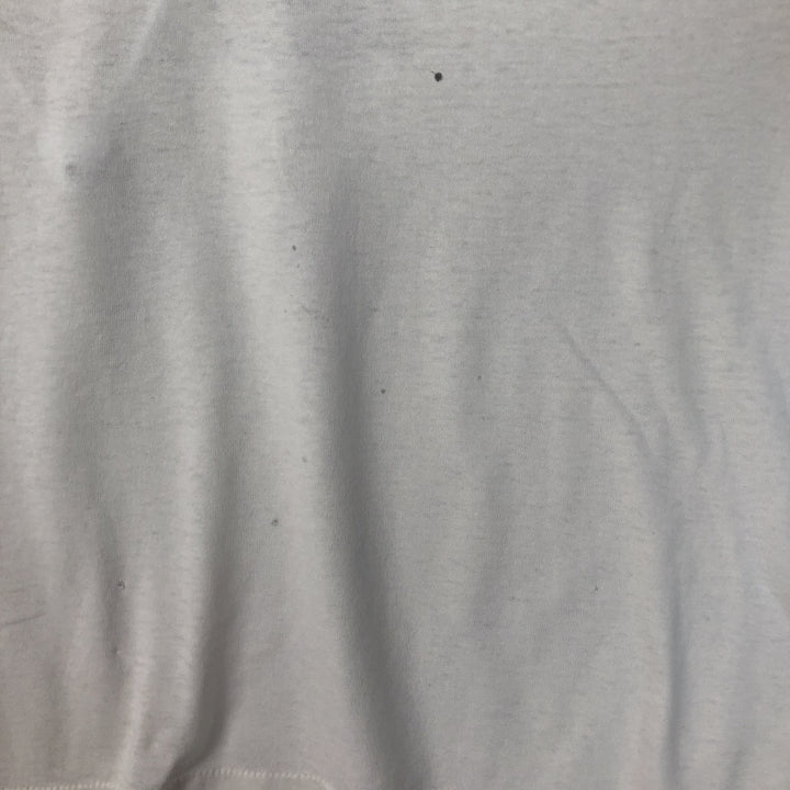 90'S Tee Jays HEF-T Long-Sleeve T-Shirt, Made in USA, Men's XL Equivalent, Vintage cotton white type Vintage Second Hand