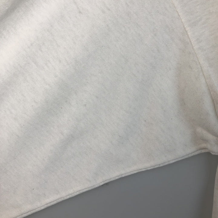 90'S Tee Jays HEF-T Long-Sleeve T-Shirt, Made in USA, Men's XL Equivalent, Vintage cotton white type Vintage Second Hand