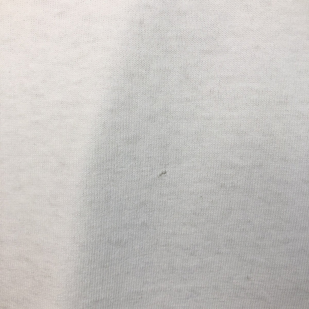 90'S Tee Jays HEF-T Long-Sleeve T-Shirt, Made in USA, Men's XL Equivalent, Vintage cotton white type Vintage Second Hand
