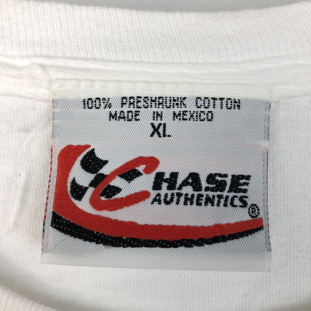 CHASE M And M's Advertising Long-Sleeve T-Shirt (Men's XL equivalent) cotton white type Vintage Second Hand