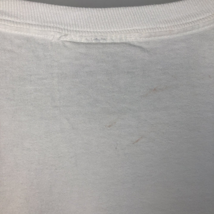 CHASE M And M's Advertising Long-Sleeve T-Shirt (Men's XL equivalent) cotton white type Vintage Second Hand