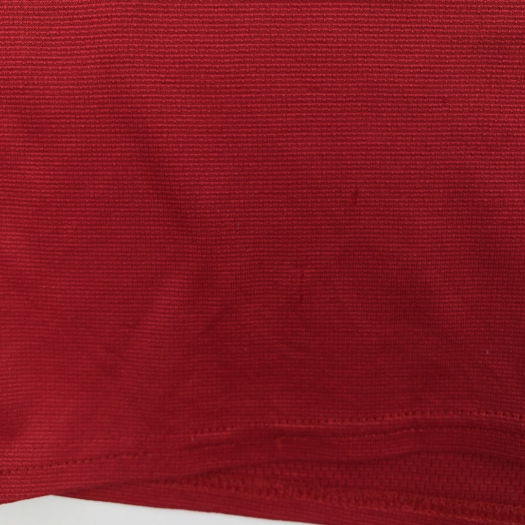 1990'S Patagonia Capilene Henley Neck Long-Sleeve T-Shirt, Made in USA, Men's Size M (Equivalent), Vintage polyester red type Vintage Second Hand