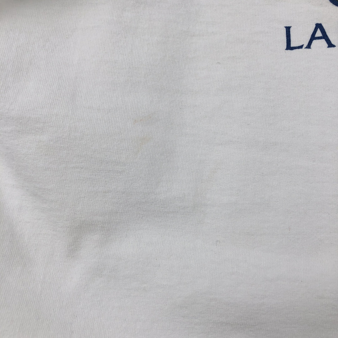 90'S Anvil Long Sleeve T-Shirt, Made in USA, Men's L Size, Vintage cotton white type Vintage Second Hand