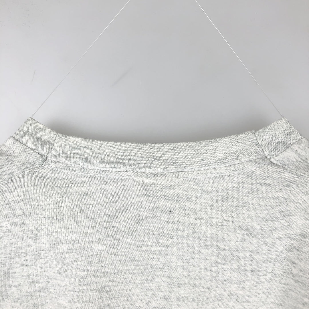90'S Fruit of the Loom Long Sleeve T-Shirt, Made in USA, Men's Size L, Vintage cotton white type Vintage Second Hand