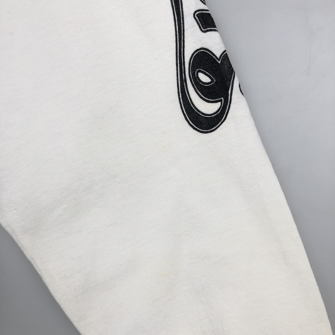 80'S Long-Sleeve T-Shirt, Men's Size XL (Equivalent), Vintage unclear white type Vintage Second Hand
