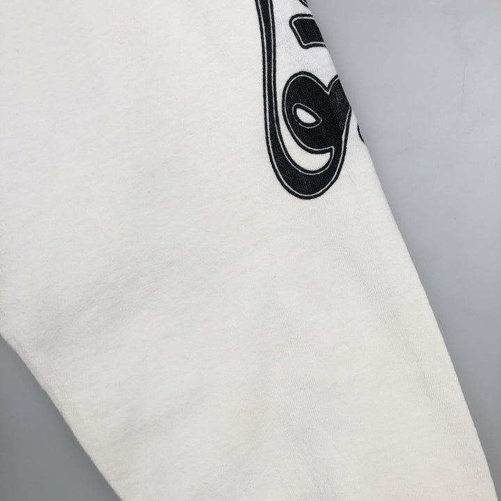 80'S Long-Sleeve T-Shirt, Men's Size XL (Equivalent), Vintage unclear white type Vintage Second Hand