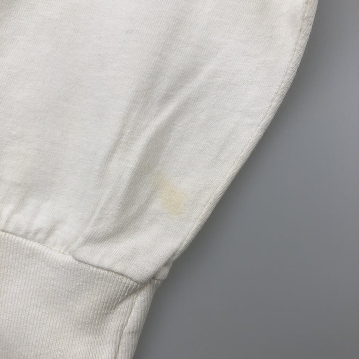 80'S Long-Sleeve T-Shirt, Men's Size XL (Equivalent), Vintage unclear white type Vintage Second Hand