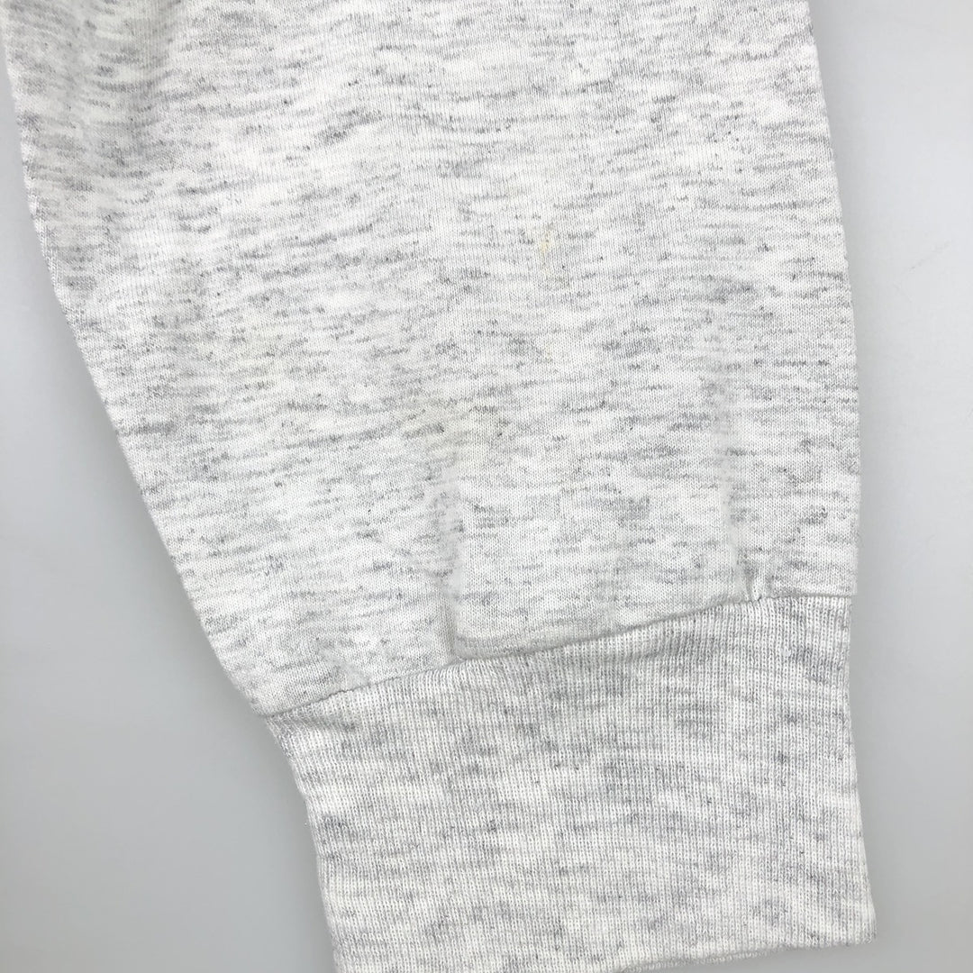 90'S HUMEUR DESIGN Long-Sleeve T-Shirt, Made in Canada, Men's Size M (approx.), Vintage cotton pale white type Vintage Second Hand
