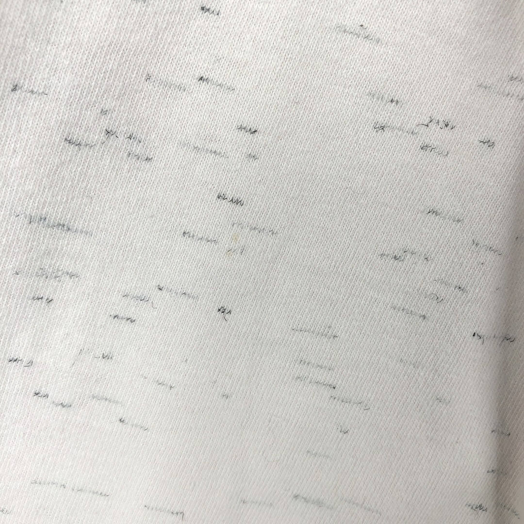 90'S Oneita POWER-T Long Sleeve T-Shirt, Made in USA, Men's Size XL, Vintage cotton white type Vintage Second Hand