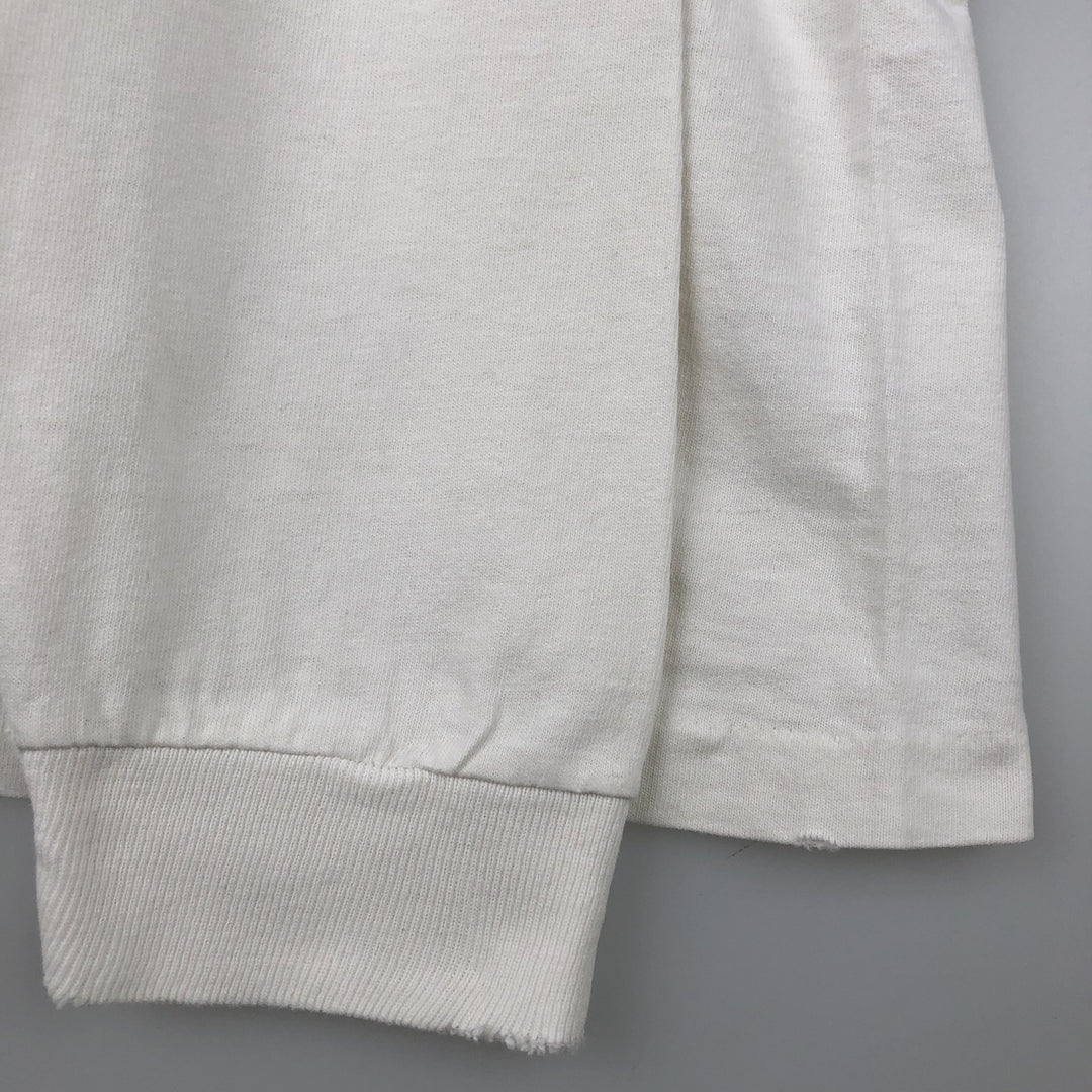 90'S BILLABONG Long-Sleeve T-Shirt, Made in USA, Men's Size L (Equivalent), Vintage cotton white type Vintage Second Hand