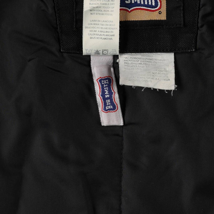 Big Smith padded duck vest, made in Russia, men's size XL equivalent. cotton black type Vintage Second Hand