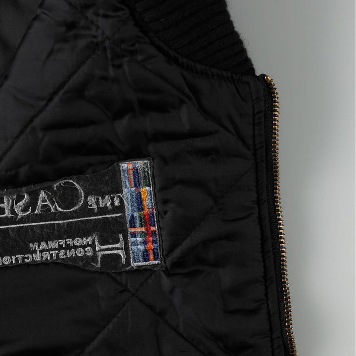 Tri-Montain Padded Duck Vest, Men's XL (approx.) cotton black type Vintage Second Hand