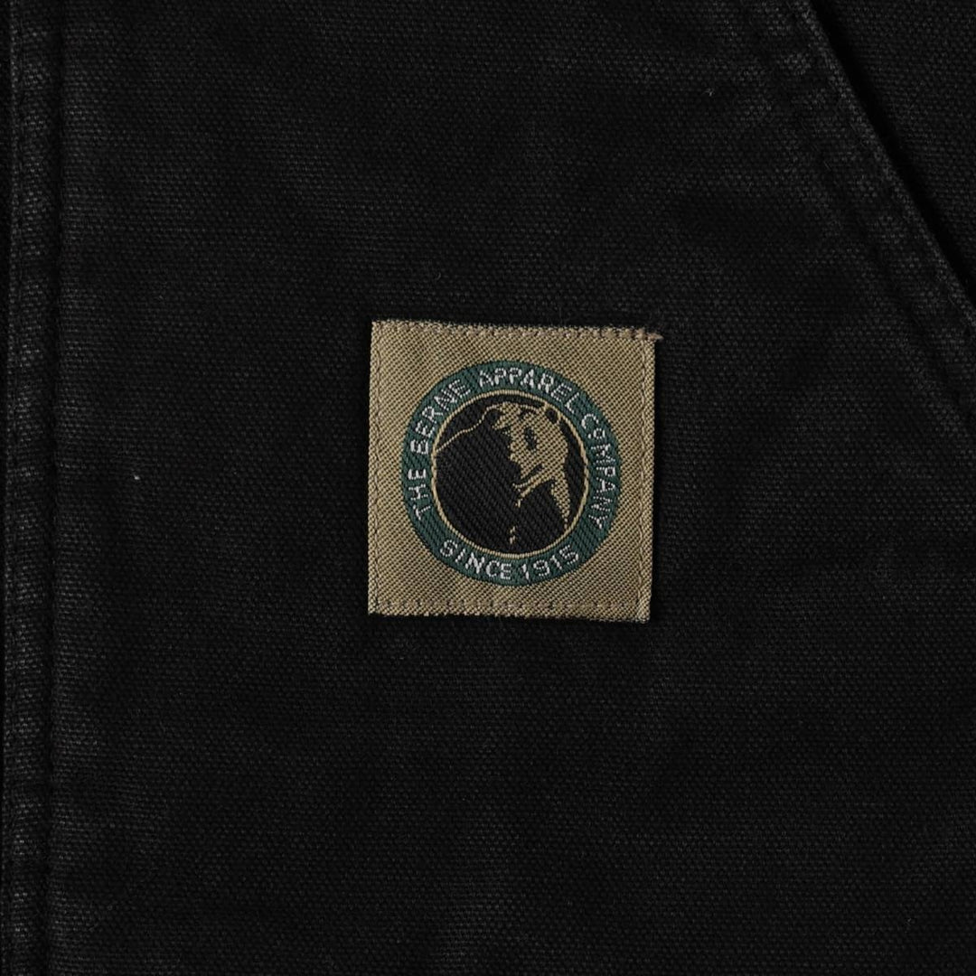 1990'S Berne Apparel Padded Duck Vest, Men's Size L (approx.), Vintage cotton black type Vintage Second Hand
