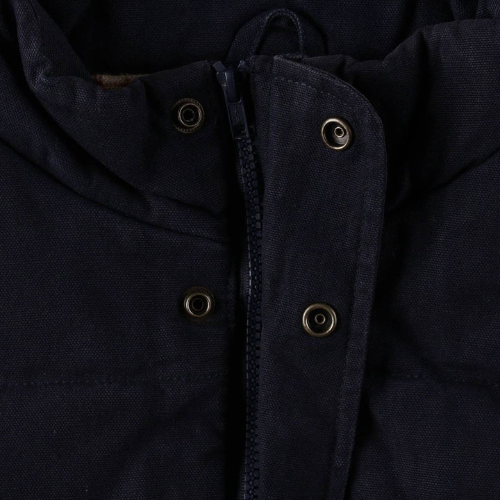 Dakota Duck Vest with Padded Lining, Men's Size L cotton navy blue type Vintage Second Hand