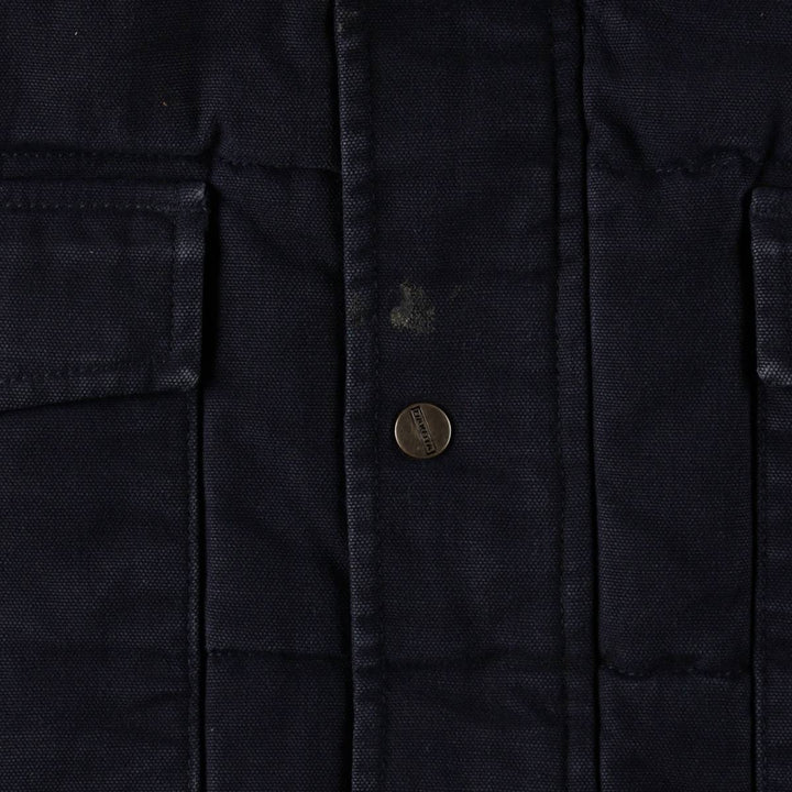 Dakota Duck Vest with Padded Lining, Men's Size L cotton navy blue type Vintage Second Hand