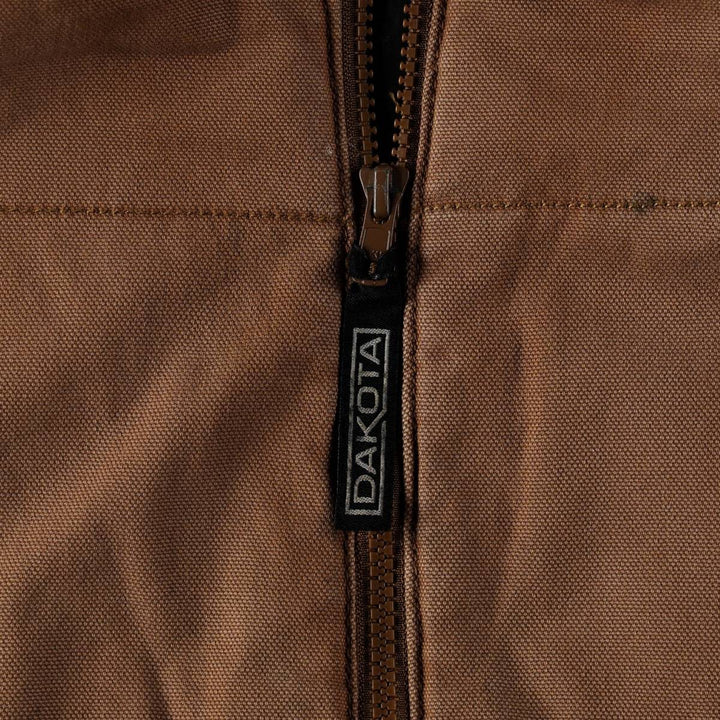 Dakota Duck Vest with Padded Lining, Men's Size L cotton beige type brown Vintage Second Hand