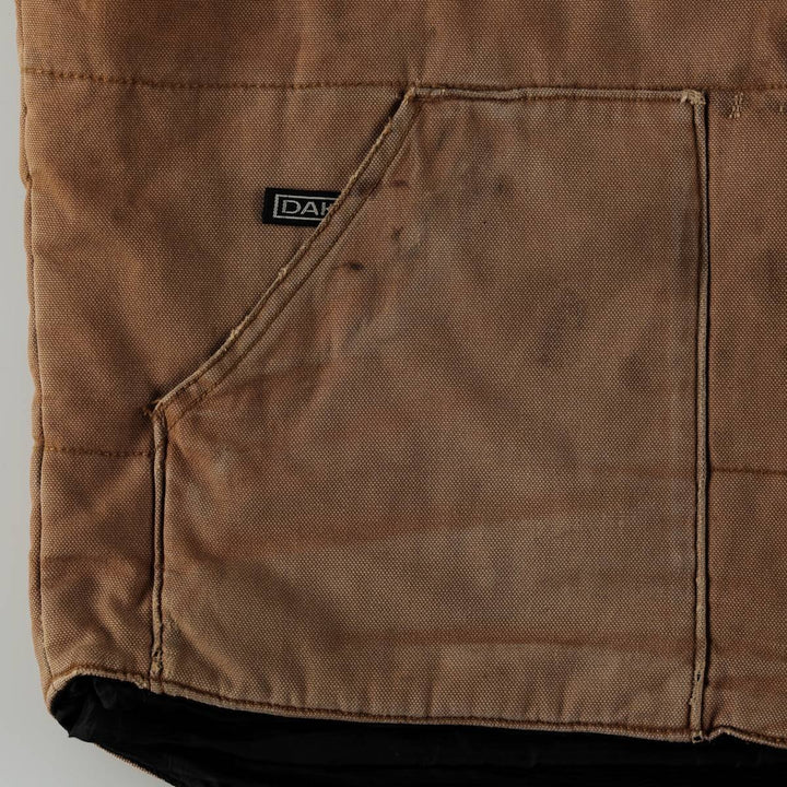 Dakota Duck Vest with Padded Lining, Men's Size L cotton beige type brown Vintage Second Hand