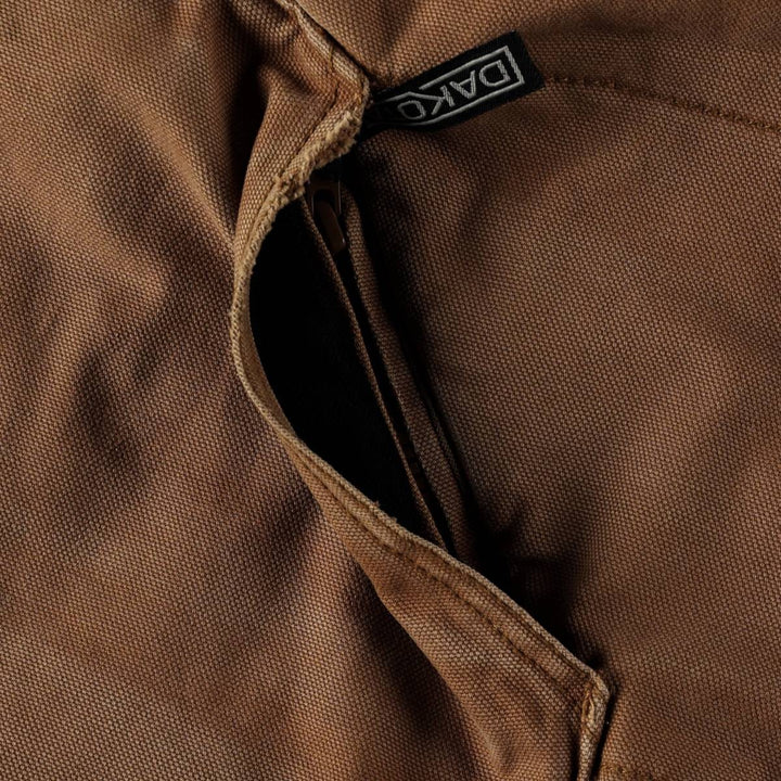Dakota Duck Vest with Padded Lining, Men's Size L cotton beige type brown Vintage Second Hand