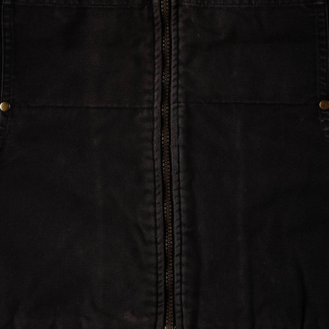 LANDMARK Padded Duck Vest, Men's Size XL (approx.) cotton black type Vintage Second Hand