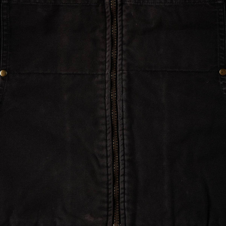 LANDMARK Padded Duck Vest, Men's Size XL (approx.) cotton black type Vintage Second Hand