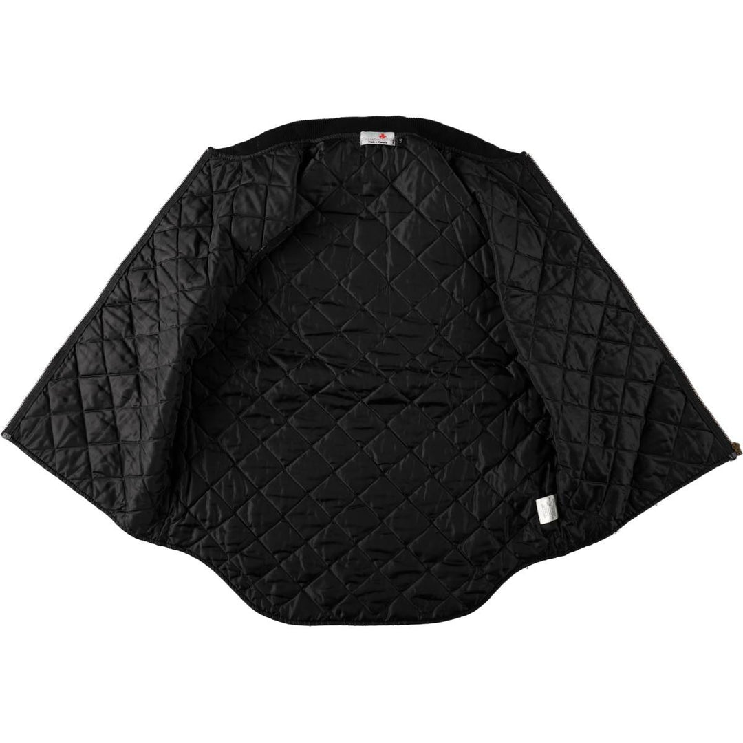 Carpenters Union Padded Duck Vest, Made in Canada, Men's Size L cotton black type Vintage Second Hand