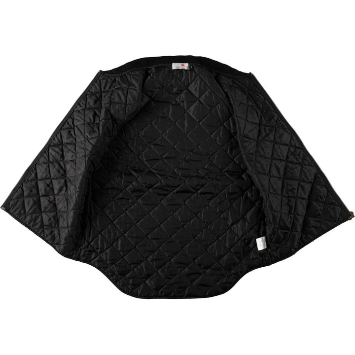 Carpenters Union Padded Duck Vest, Made in Canada, Men's Size L cotton black type Vintage Second Hand
