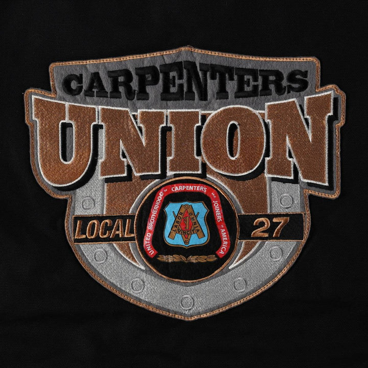 Carpenters Union Padded Duck Vest, Made in Canada, Men's Size L cotton black type Vintage Second Hand