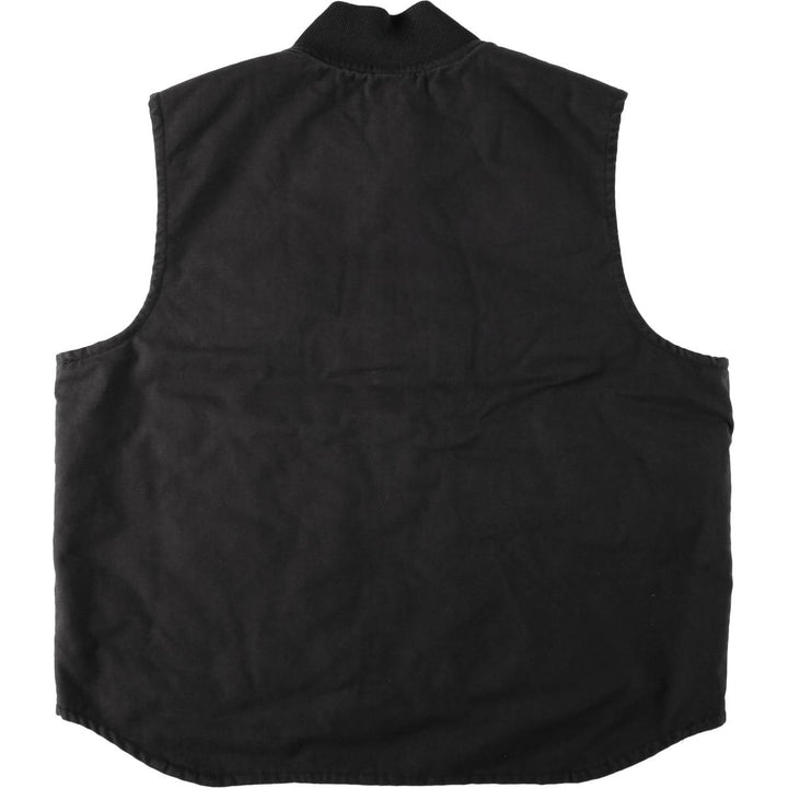 NOBLE OUTFITTERS Padded Duck Vest, Men's XL (approx.) cotton black type Vintage Second Hand