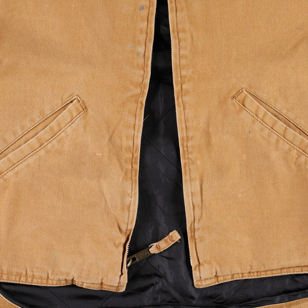 WALLS Padded Duck Vest, Men's Size L (approx.) cotton Camel type Vintage Second Hand