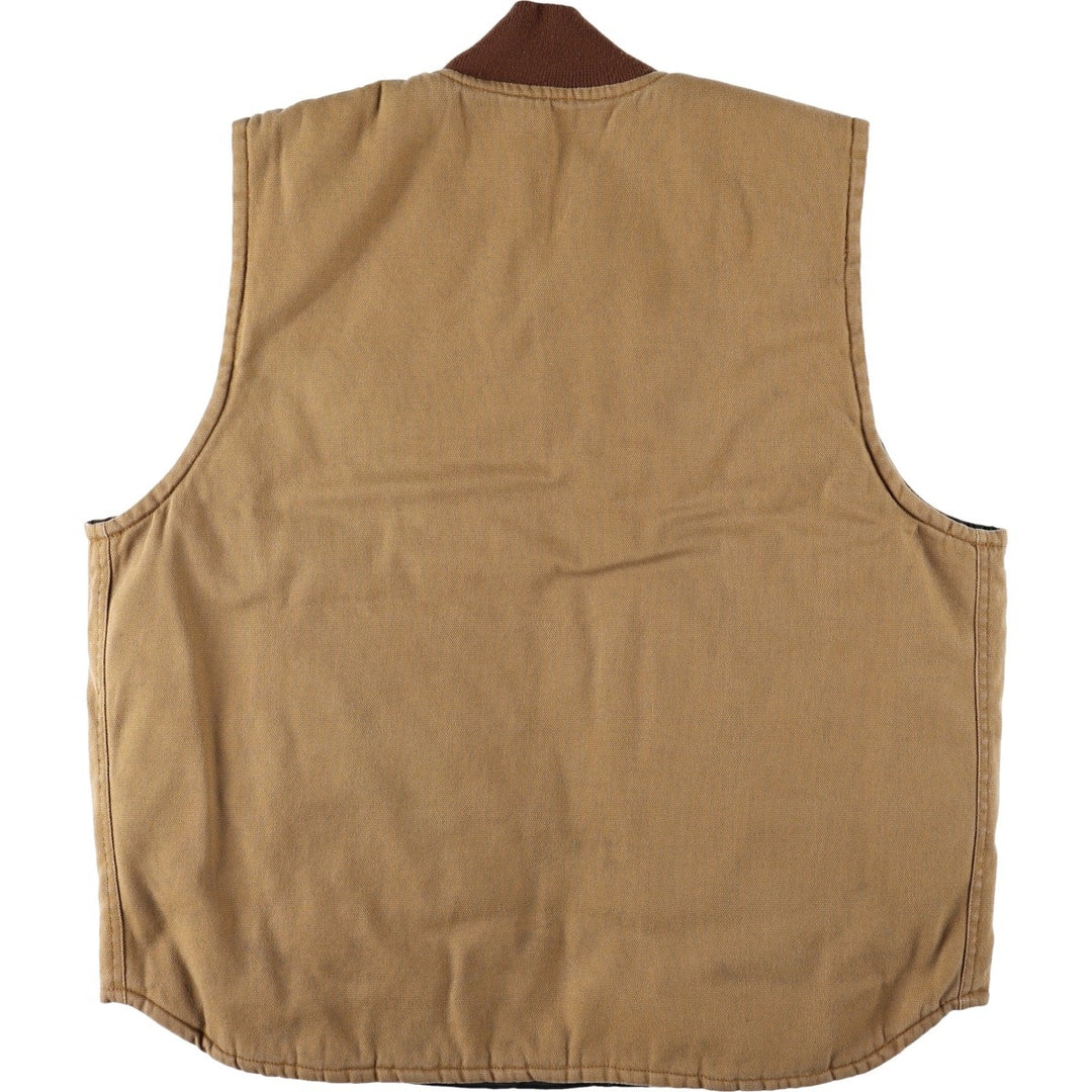 SAWBUCK WORKWEAR Padded Duck Vest, Men's Size M cotton Camel type Vintage Second Hand