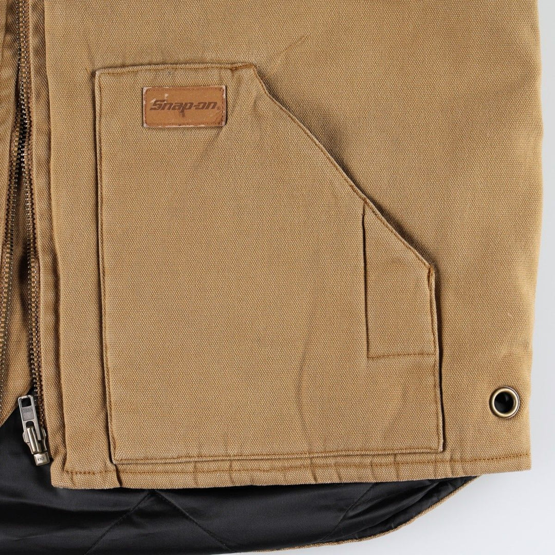 SAWBUCK WORKWEAR Padded Duck Vest, Men's Size M cotton Camel type Vintage Second Hand