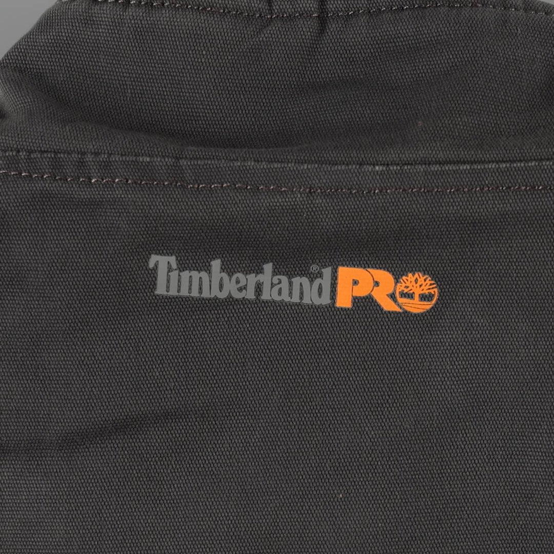 Timberland PRO SERIES RAIN REPEL Insulated Duck Vest, Men's XL (approx.) cotton Charcoal Vintage Second Hand
