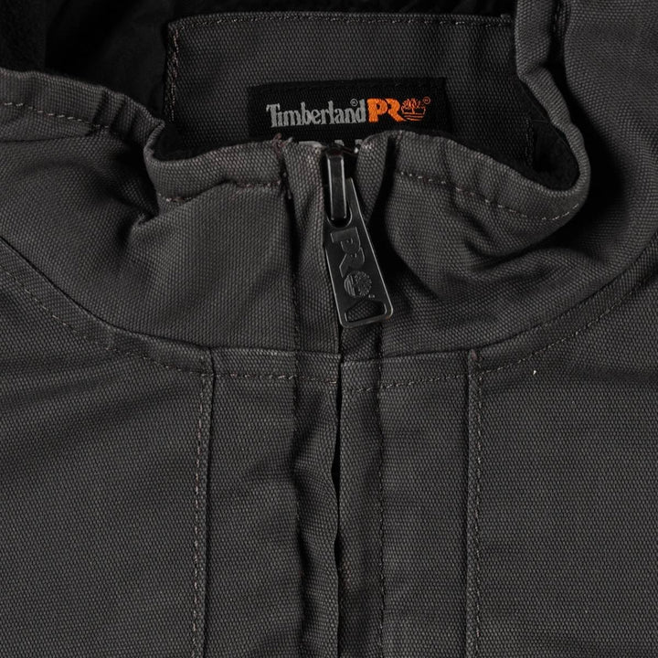 Timberland PRO SERIES RAIN REPEL Insulated Duck Vest, Men's XL (approx.) cotton Charcoal Vintage Second Hand