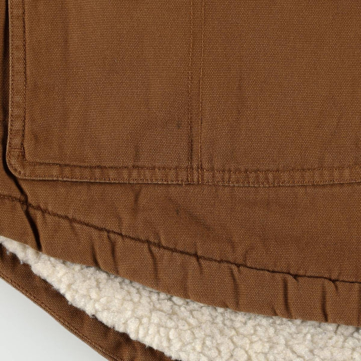 Lee padded duck vest, men's size L (approx.) cotton brown type Vintage Second Hand