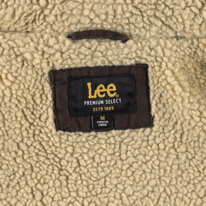 Lee PREMIUM SELECT Duck Vest, Men's Size M (approx.) cotton brown type Vintage Second Hand