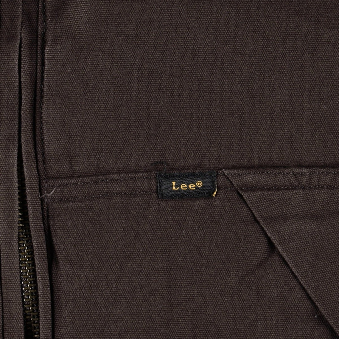 Lee PREMIUM SELECT Duck Vest, Men's Size M (approx.) cotton brown type Vintage Second Hand