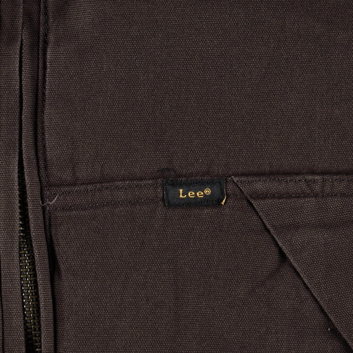 Lee PREMIUM SELECT Duck Vest, Men's Size M (approx.) cotton brown type Vintage Second Hand