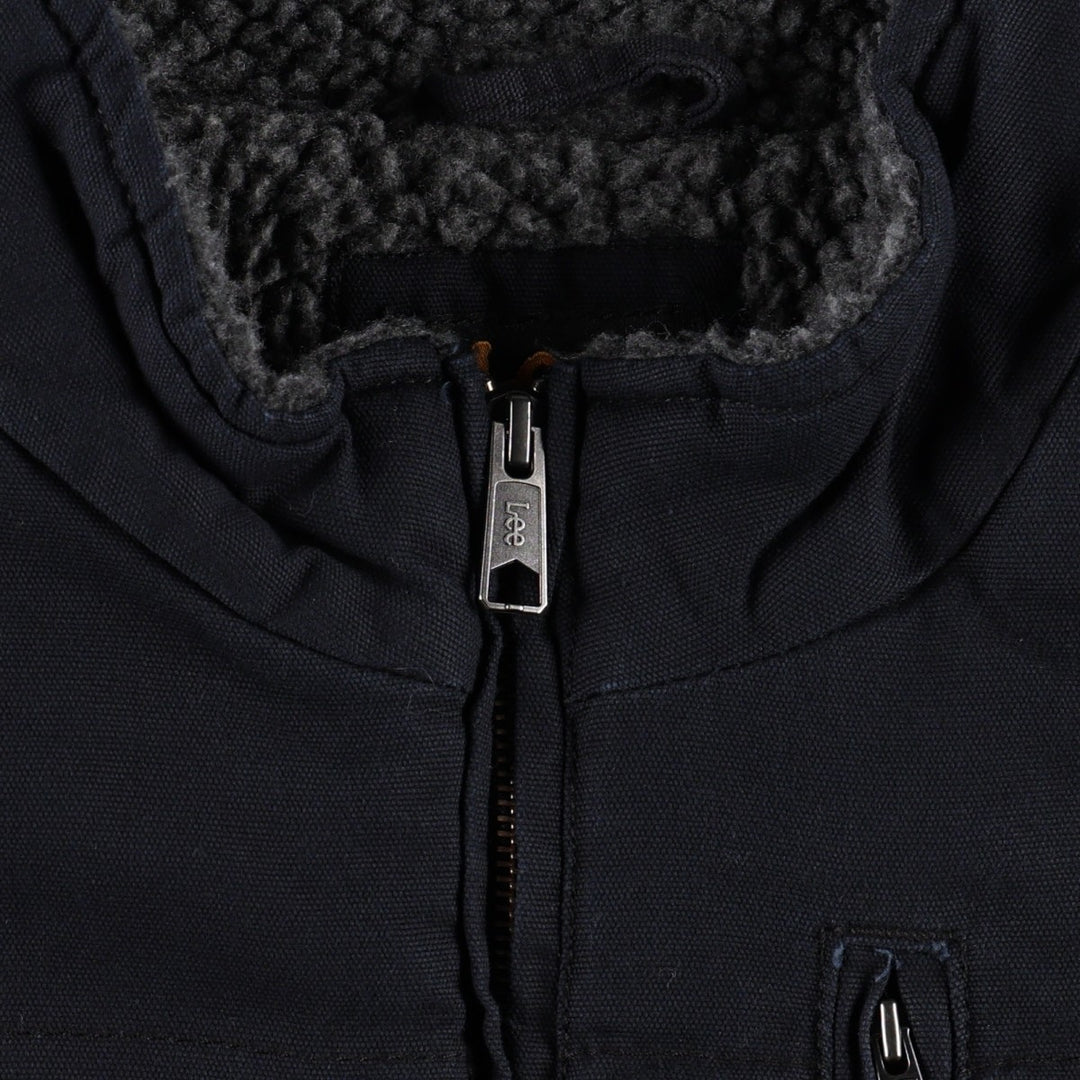 Lee PREMIUM SELECT Padded Duck Vest, Men's XL (approx.) cotton black type Vintage Second Hand