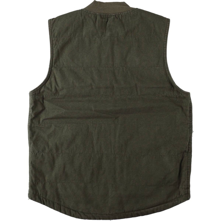 Wrangler padded duck vest, men's size M (approx.) cotton Khaki type Vintage Second Hand
