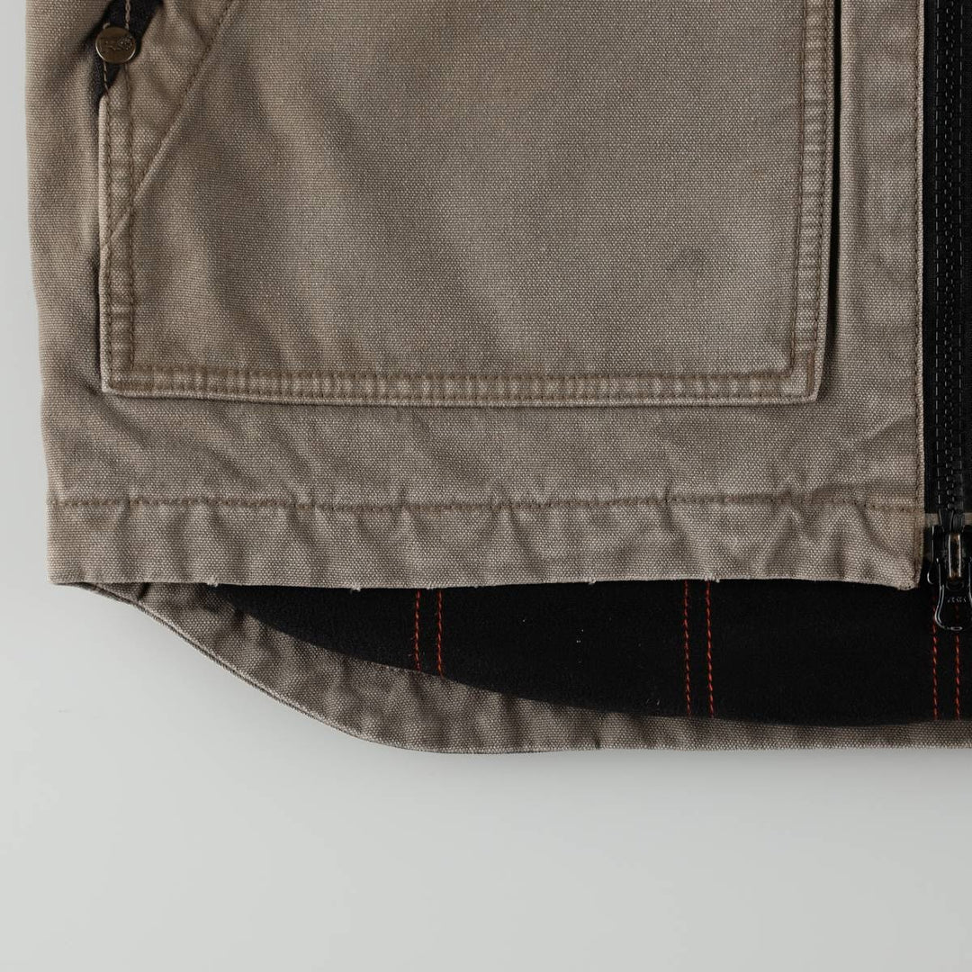 Timberland PRO Series Insulated Duck Vest, Men's Size L (approx.) polyester Khaki type Vintage Second Hand
