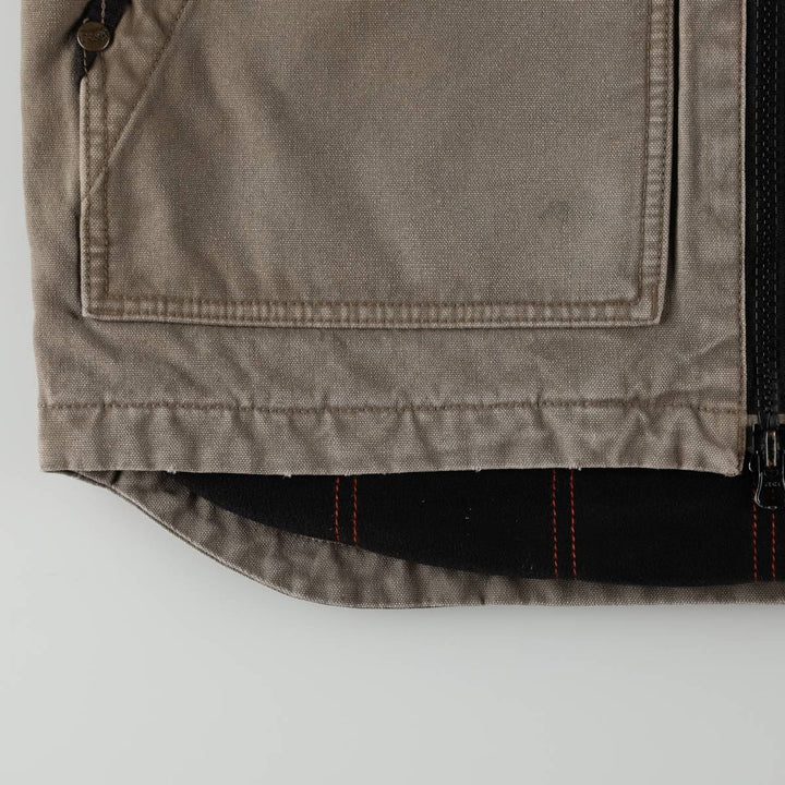 Timberland PRO Series Insulated Duck Vest, Men's Size L (approx.) polyester Khaki type Vintage Second Hand