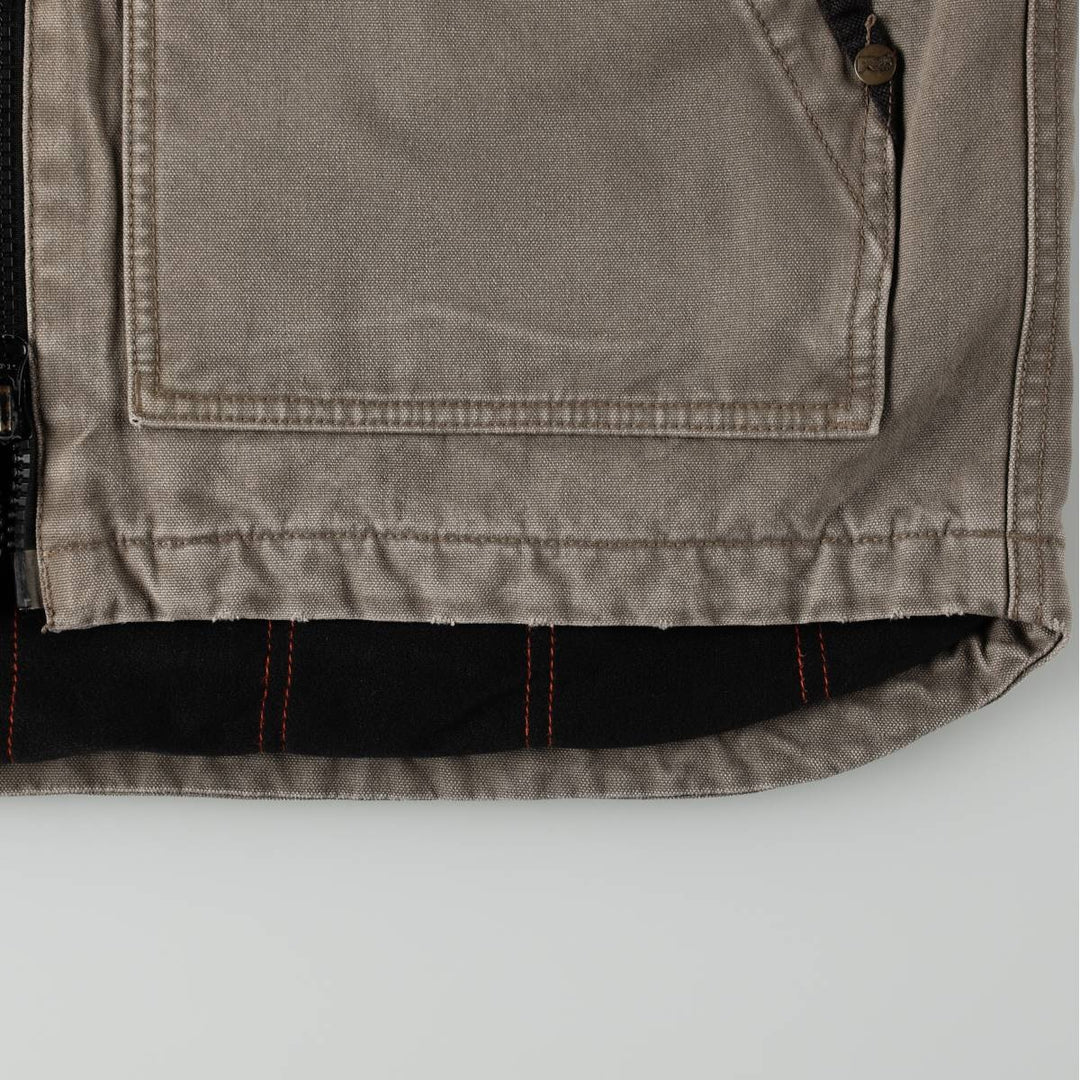Timberland PRO Series Insulated Duck Vest, Men's Size L (approx.) polyester Khaki type Vintage Second Hand