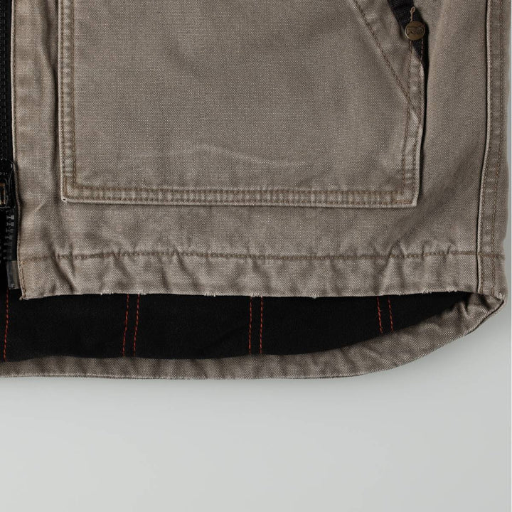 Timberland PRO Series Insulated Duck Vest, Men's Size L (approx.) polyester Khaki type Vintage Second Hand