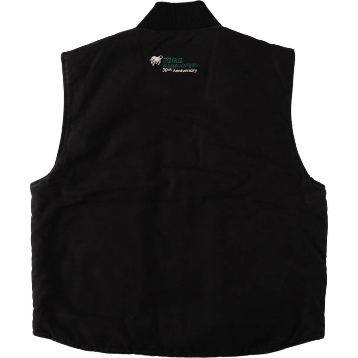 ASTRO WEAR RUGGED Duck Vest, Men's Size L (equivalent) cotton black type Vintage Second Hand
