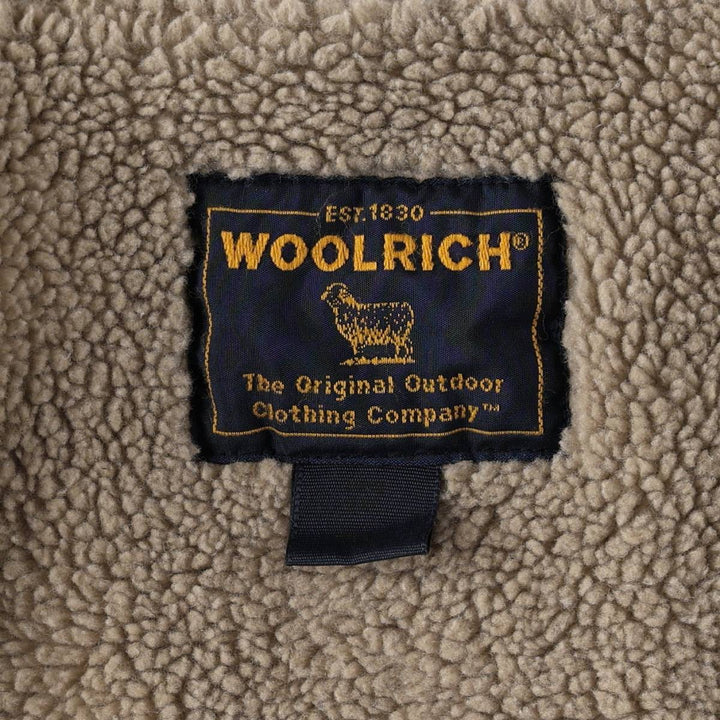 2000'S Woolrich duck vest, men's size XXL equivalent. cotton dark chocolate Vintage Second Hand