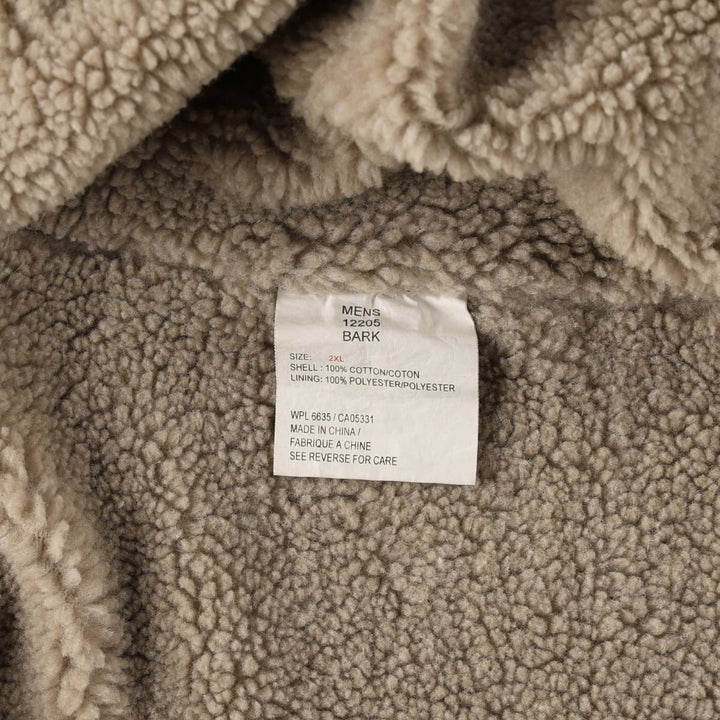 2000'S Woolrich duck vest, men's size XXL equivalent. cotton dark chocolate Vintage Second Hand
