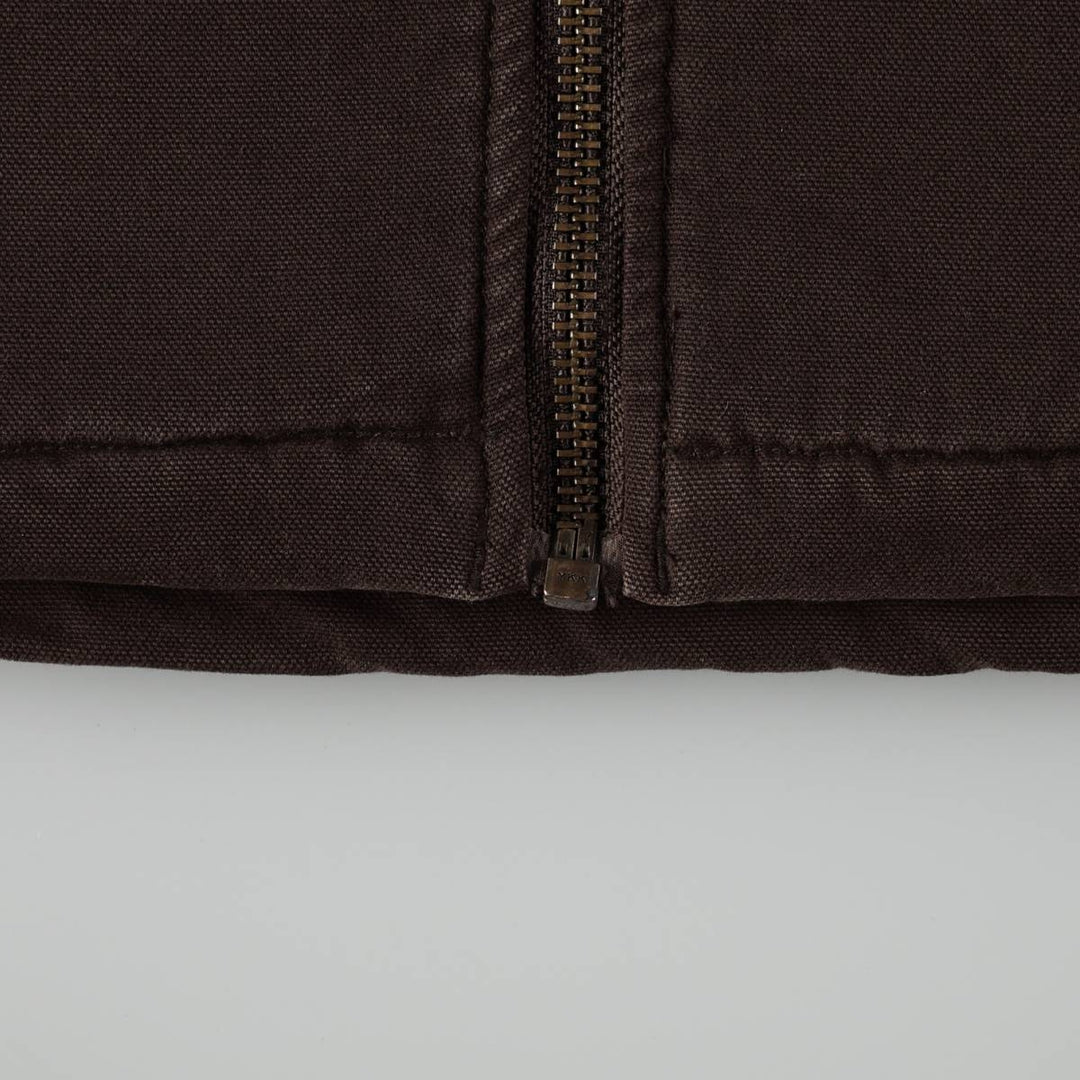 2000'S Woolrich duck vest, men's size XXL equivalent. cotton dark chocolate Vintage Second Hand