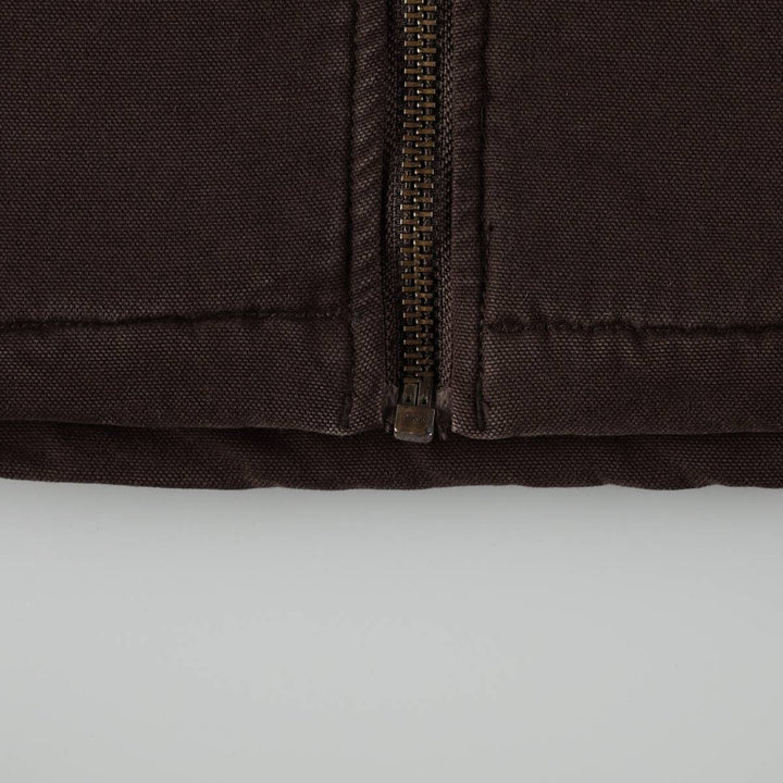 2000'S Woolrich duck vest, men's size XXL equivalent. cotton dark chocolate Vintage Second Hand